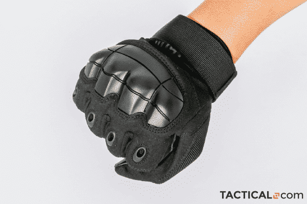 How the JIUSY Tactical Gloves look like when your fist is clenched