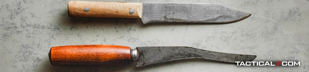 a good bushcraft tool is a sharp and sturdy knife